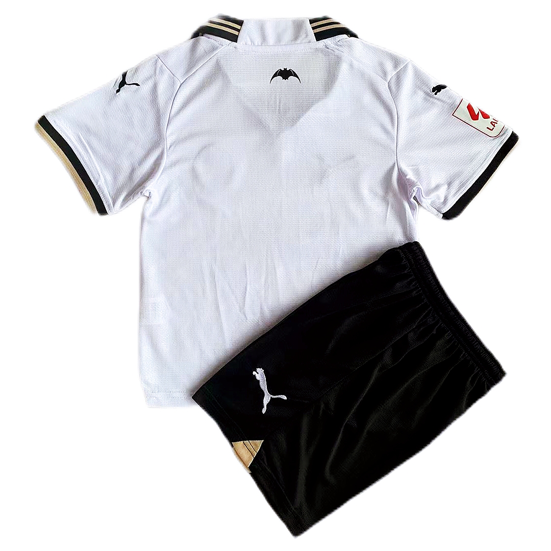 Kid's Valencia CF Home Jersey+Shorts 23/24 - Soccerfana