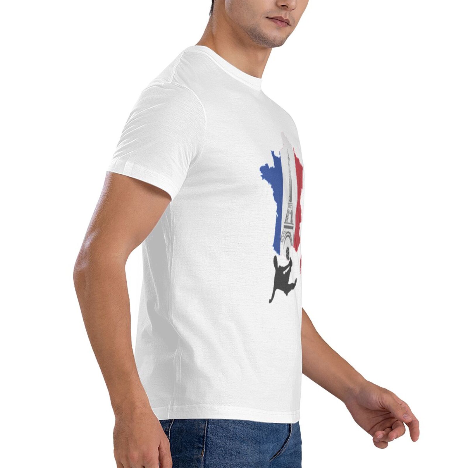 Men's France EURO 2024 Basic Short Sleeve T-Shirt BST1772 - Soccerfana