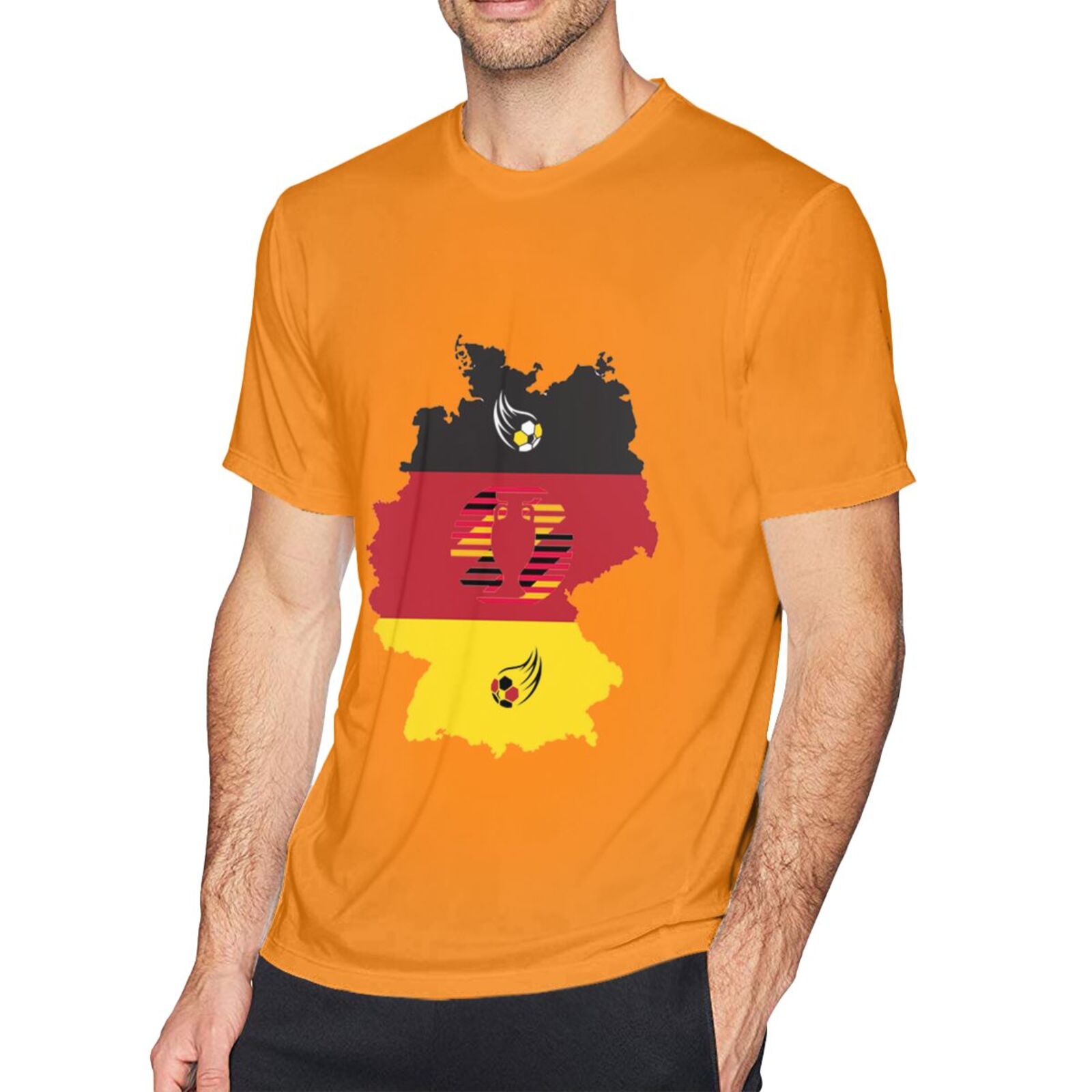 Men's Germany EURO 2024 Basic Short Sleeve T-Shirt BST1770 - Soccerfana