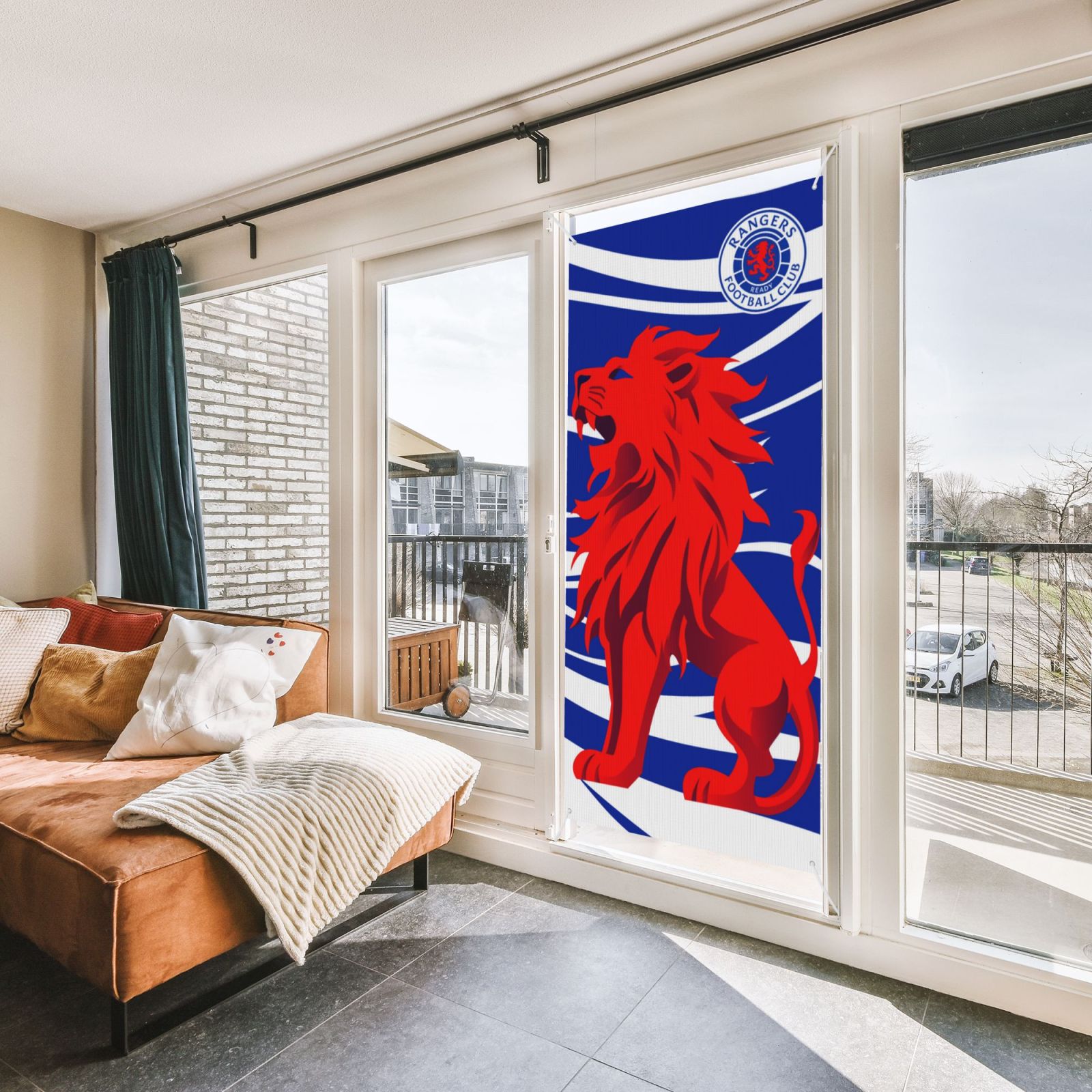 Rangers Door Cover Decorated Banner DCB2813 - Soccerfana