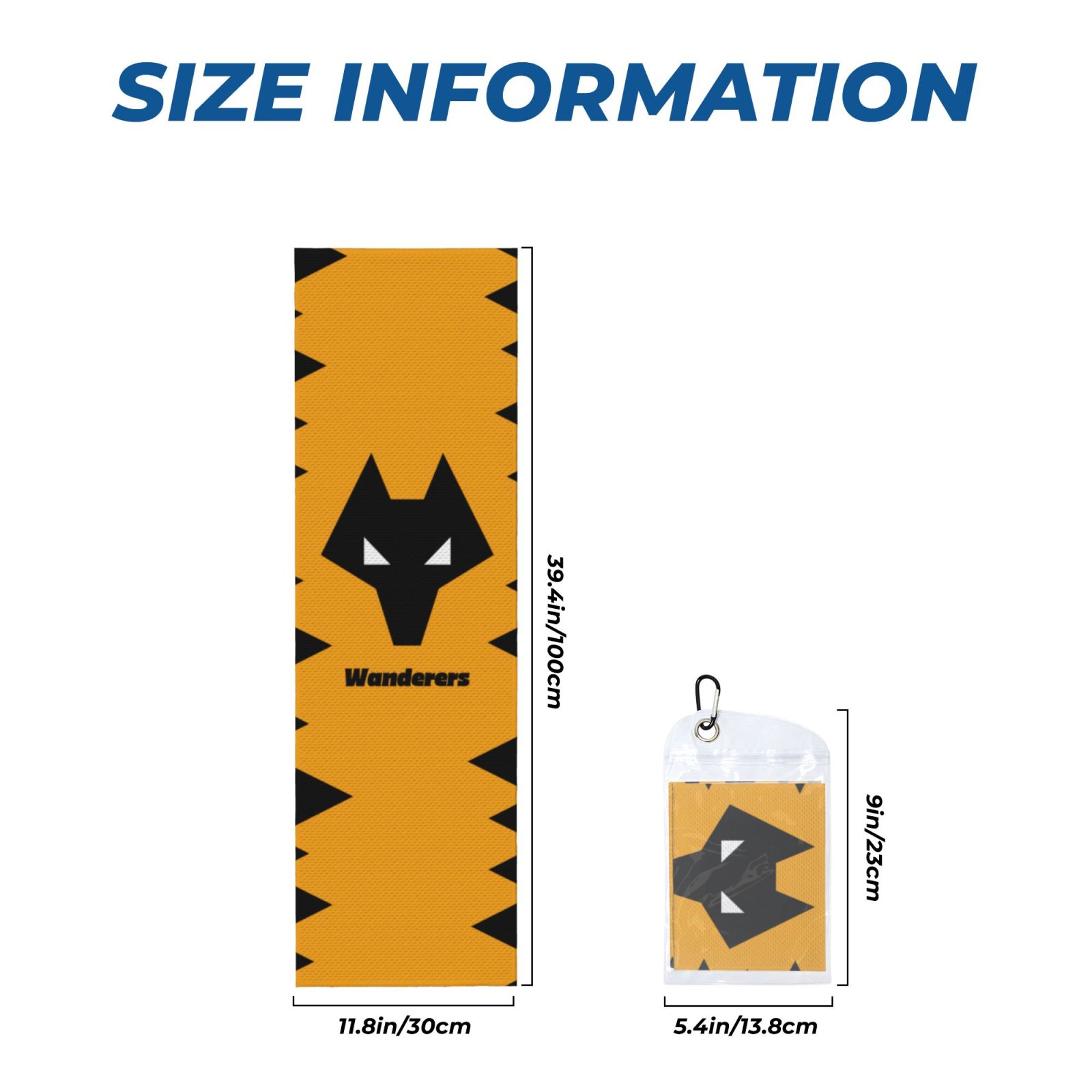 Wanderers Sports Towel CET2163 - Soccerfana