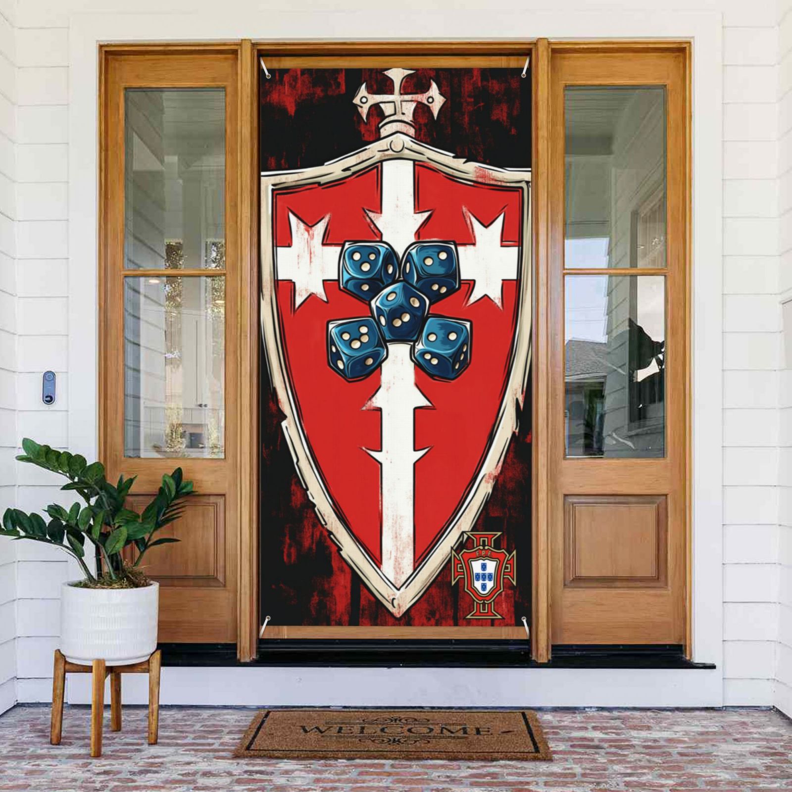 Portugal Door Cover Decorated Banner DCB2810 - Soccerfana