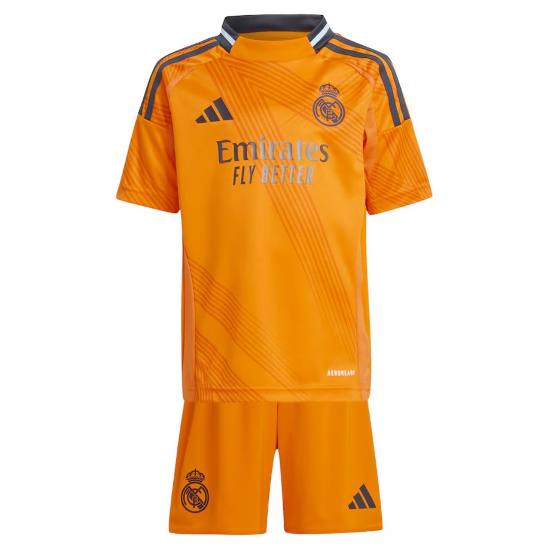 Kid's Real Madrid Away Jersey+Shorts 2024/25 - Soccerfana