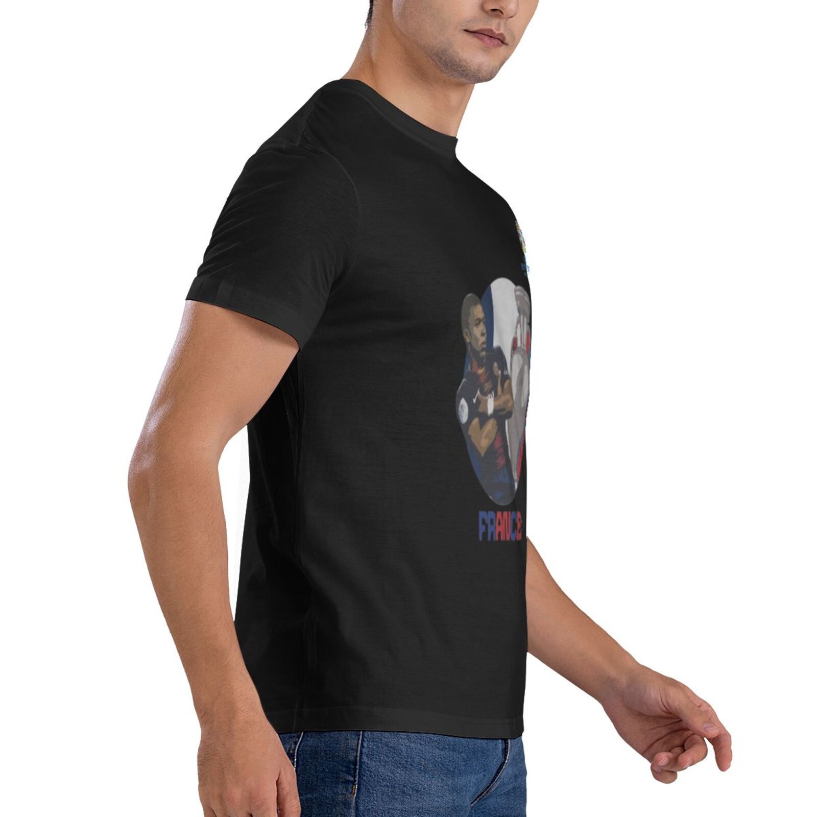 Men's France EURO 2024 Basic Short Sleeve T-Shirt BST1729 - Soccerfana