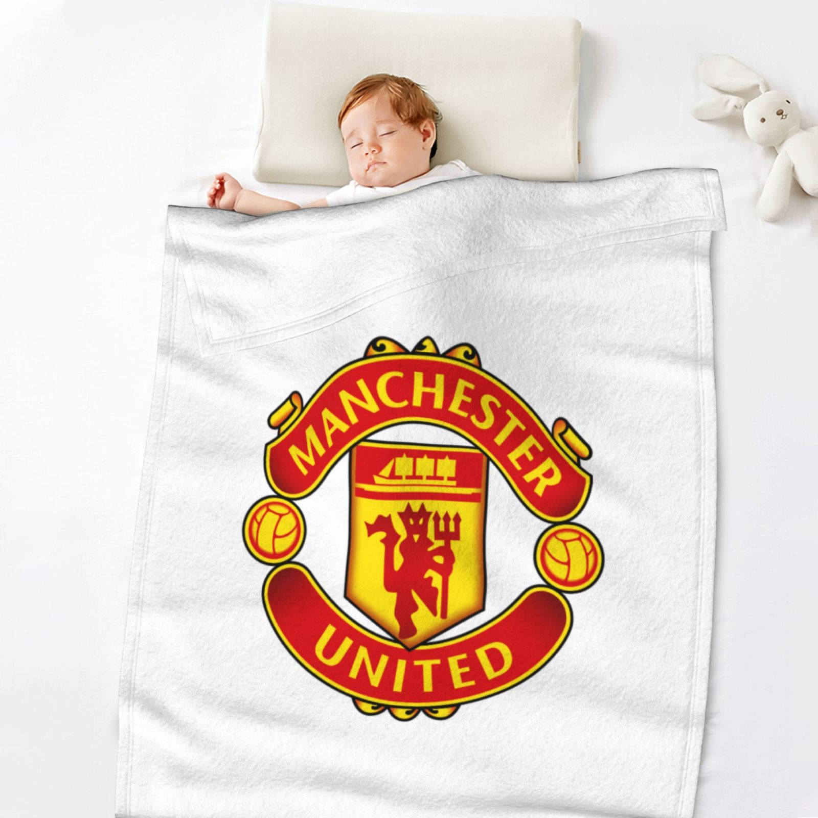 Manchester United Flannel Blanket FLB1595 - Soccerfana