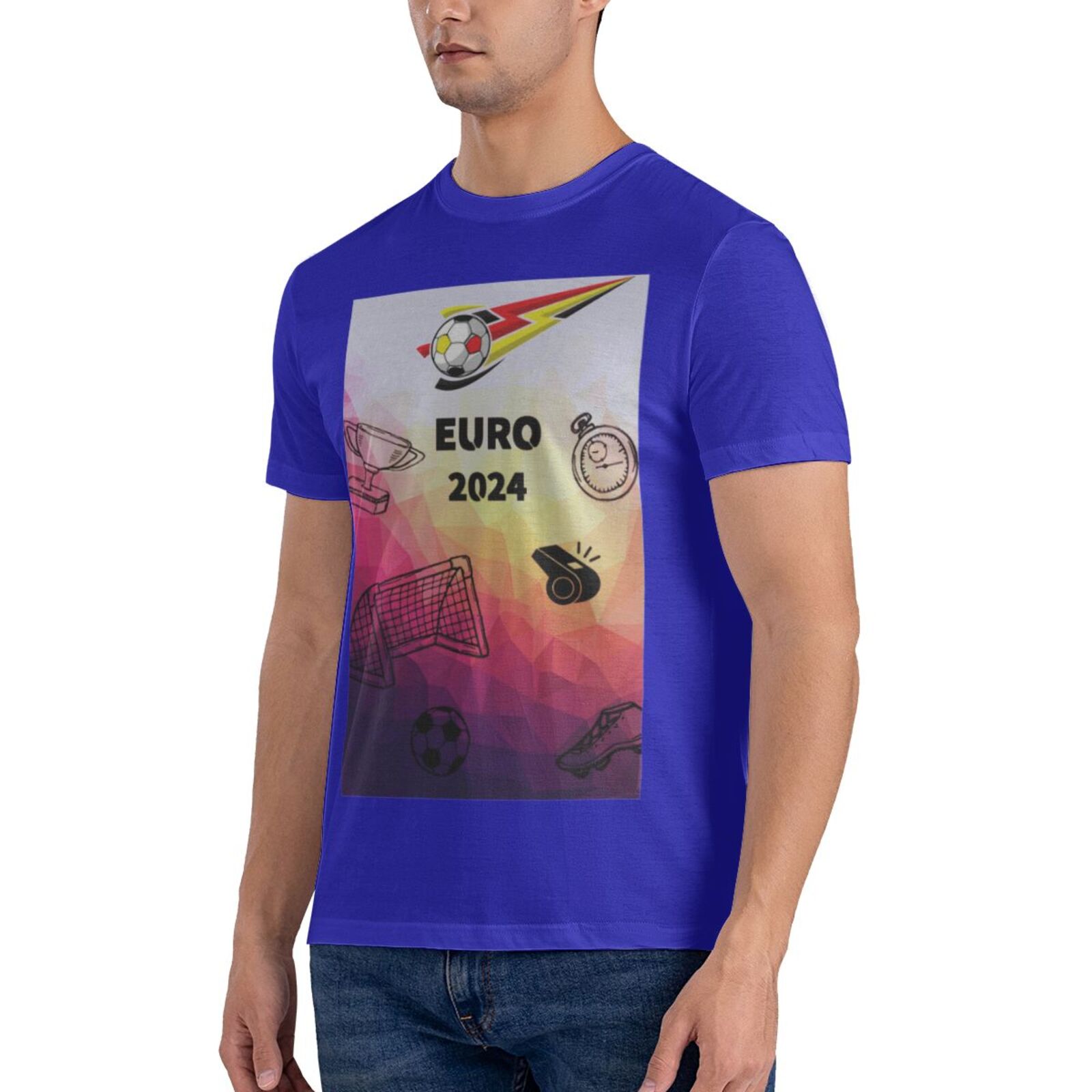 Men's Germany EURO 2024 Basic Short Sleeve T-Shirt BST1771 - Soccerfana