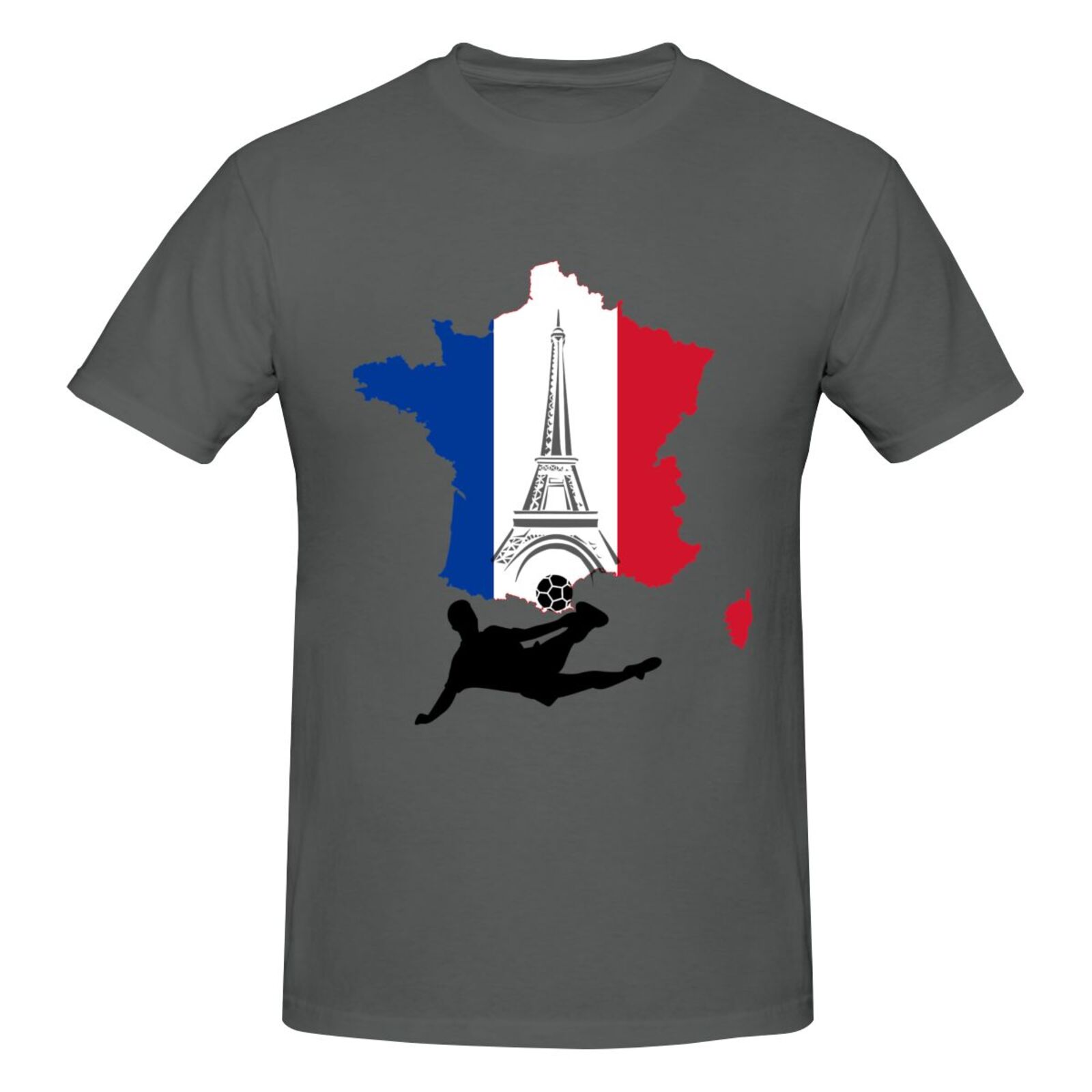 Men's France EURO 2024 Basic Short Sleeve T-Shirt BST1772 - Soccerfana