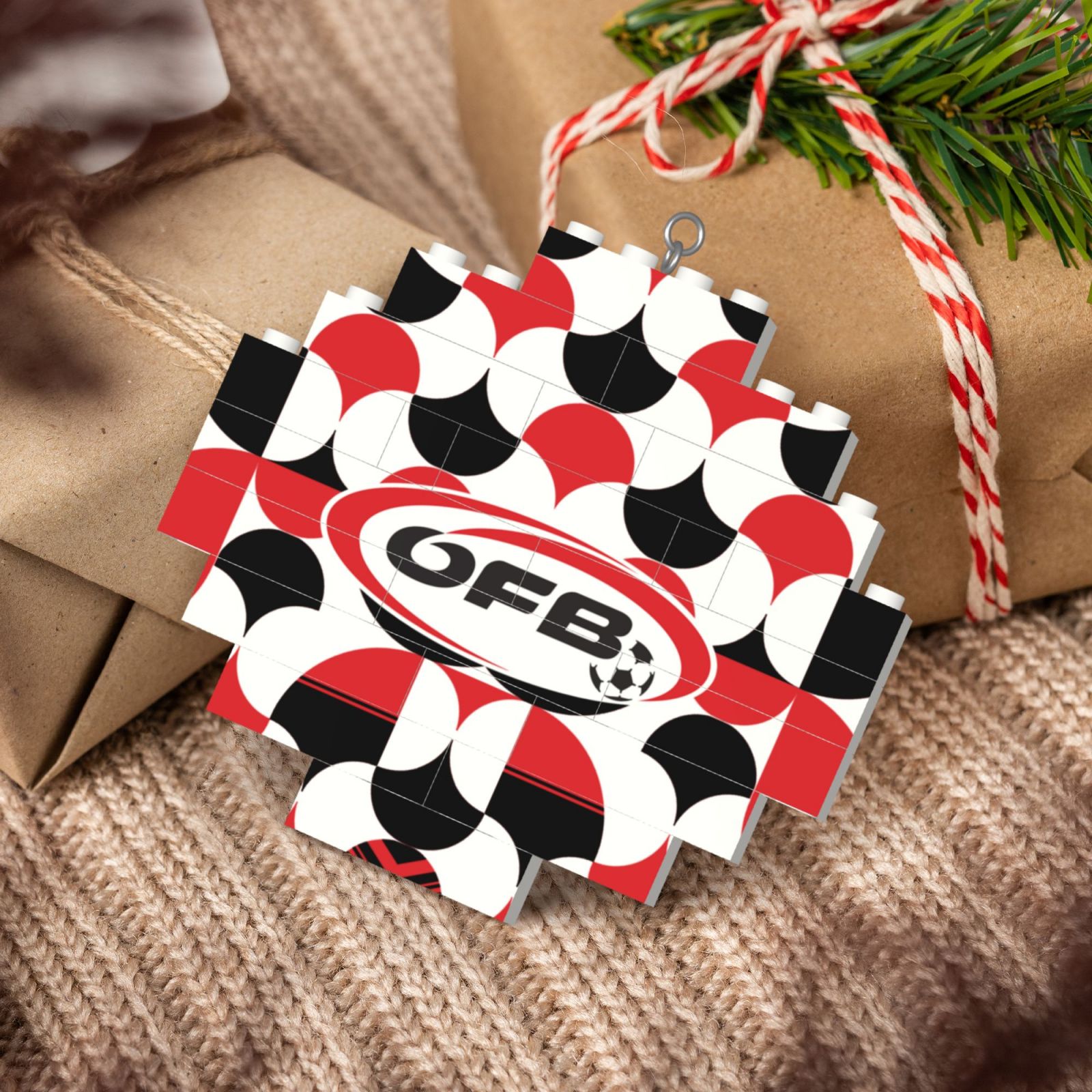 Austria Building Block Puzzle Ornament BBP2001 - Soccerfana