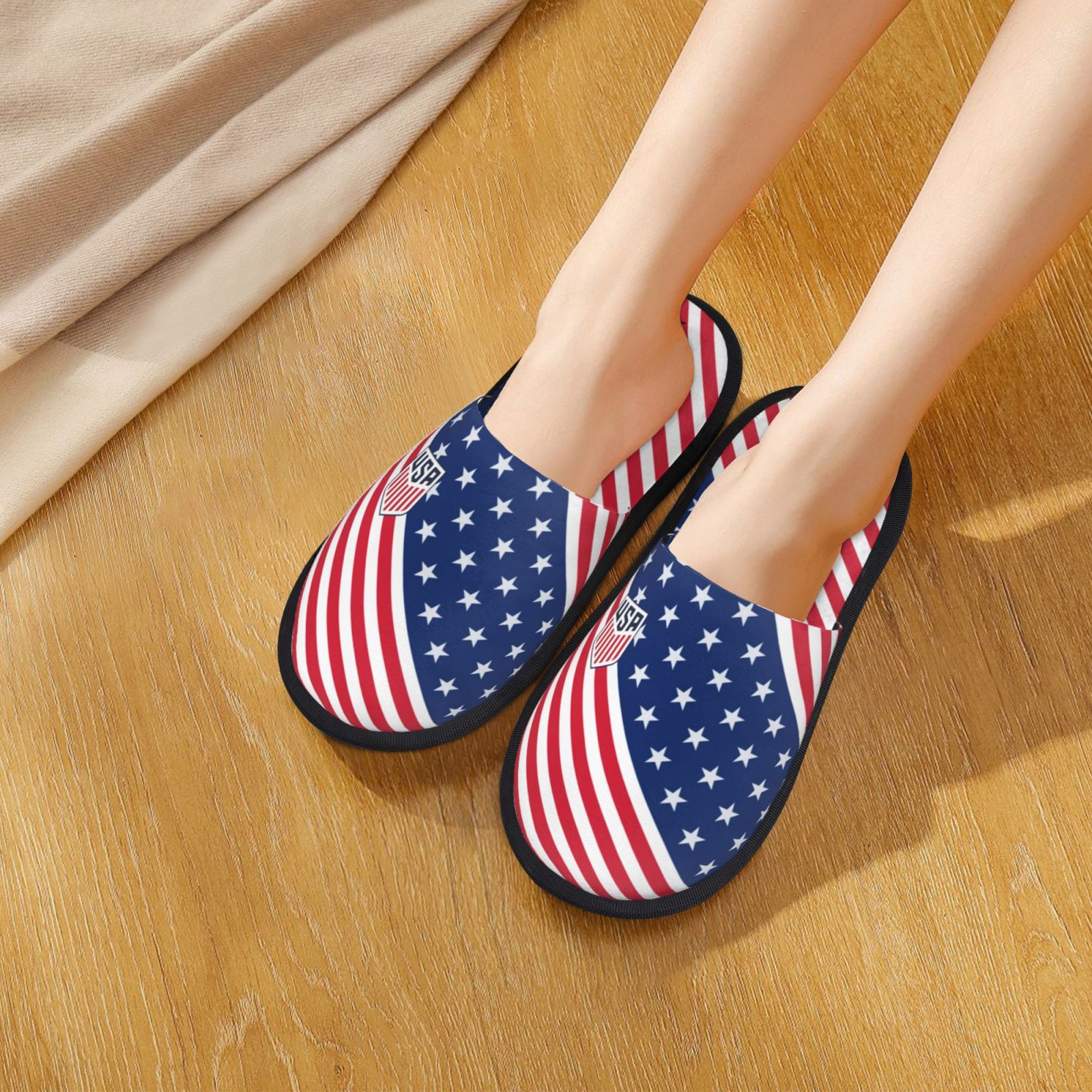 USMNT Cotton Slippers FSP2356 - Soccerfana
