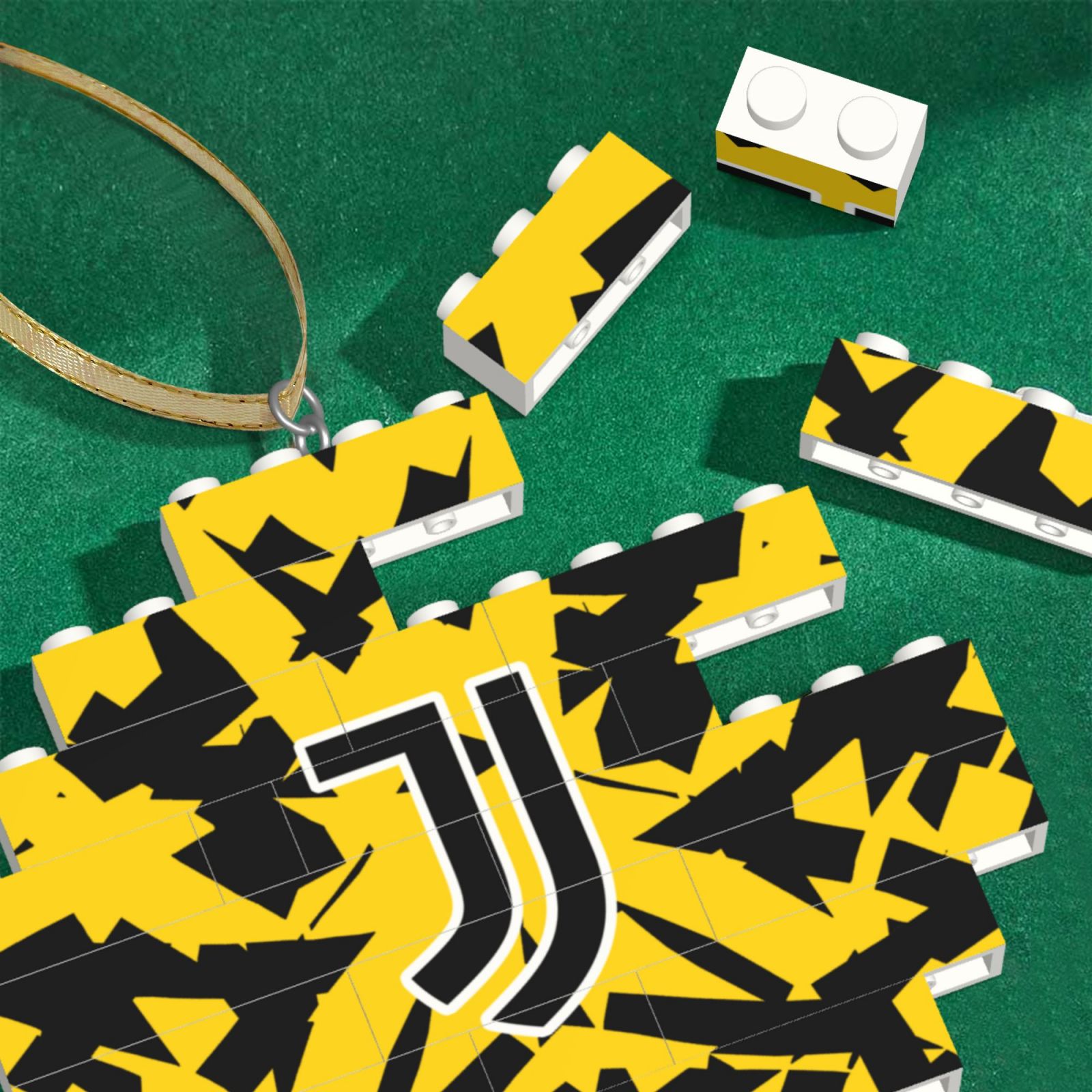 Juventus Building Block Puzzle Ornament BBP2035 - Soccerfana