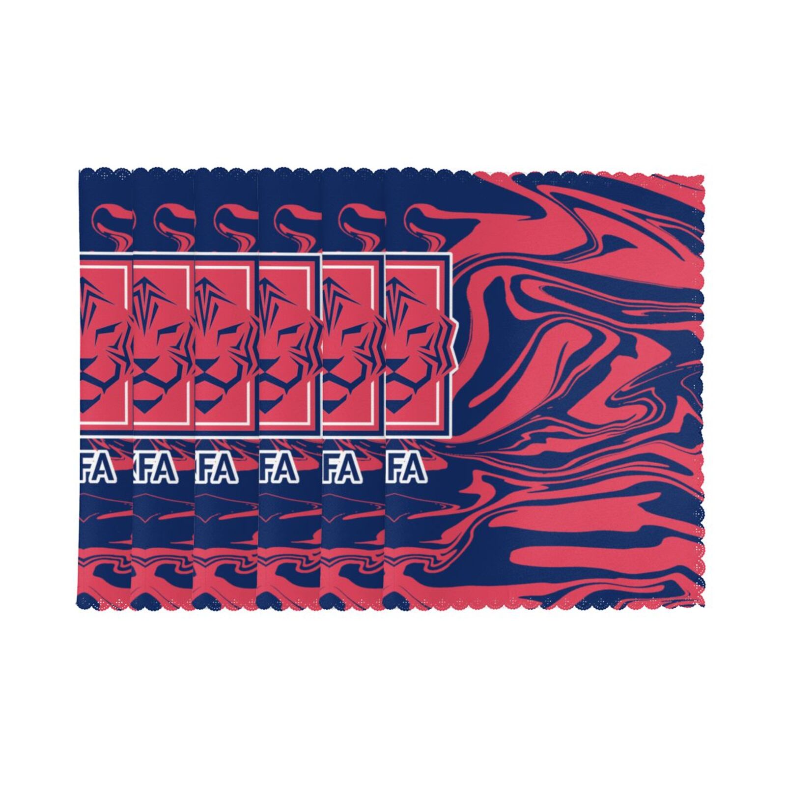 South Korea Placemat Set Of 6 PFD2281 - Soccerfana