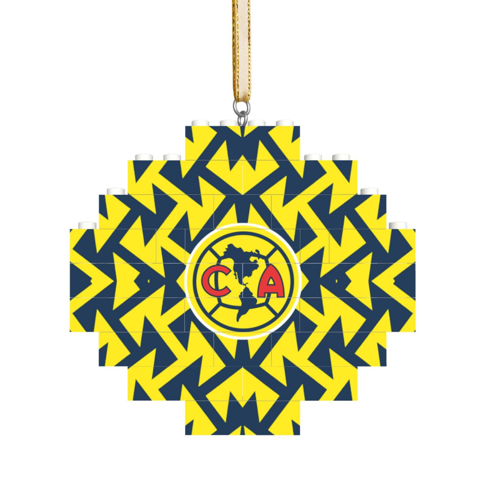 Club America Building Block Puzzle Ornament BBP1982 - Soccerfana