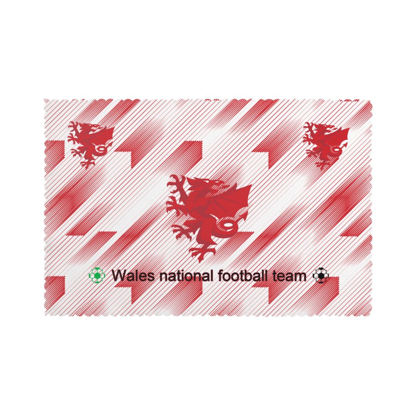 Wales Placemat Set Of 6 PFD2309 - Soccerfana