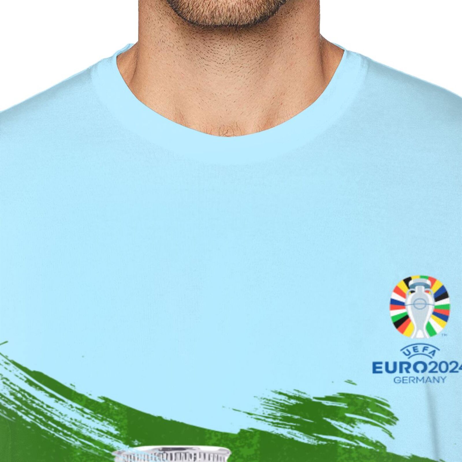 Men's England EURO 2024 Basic Short Sleeve T-Shirt BST1681 - Soccerfana