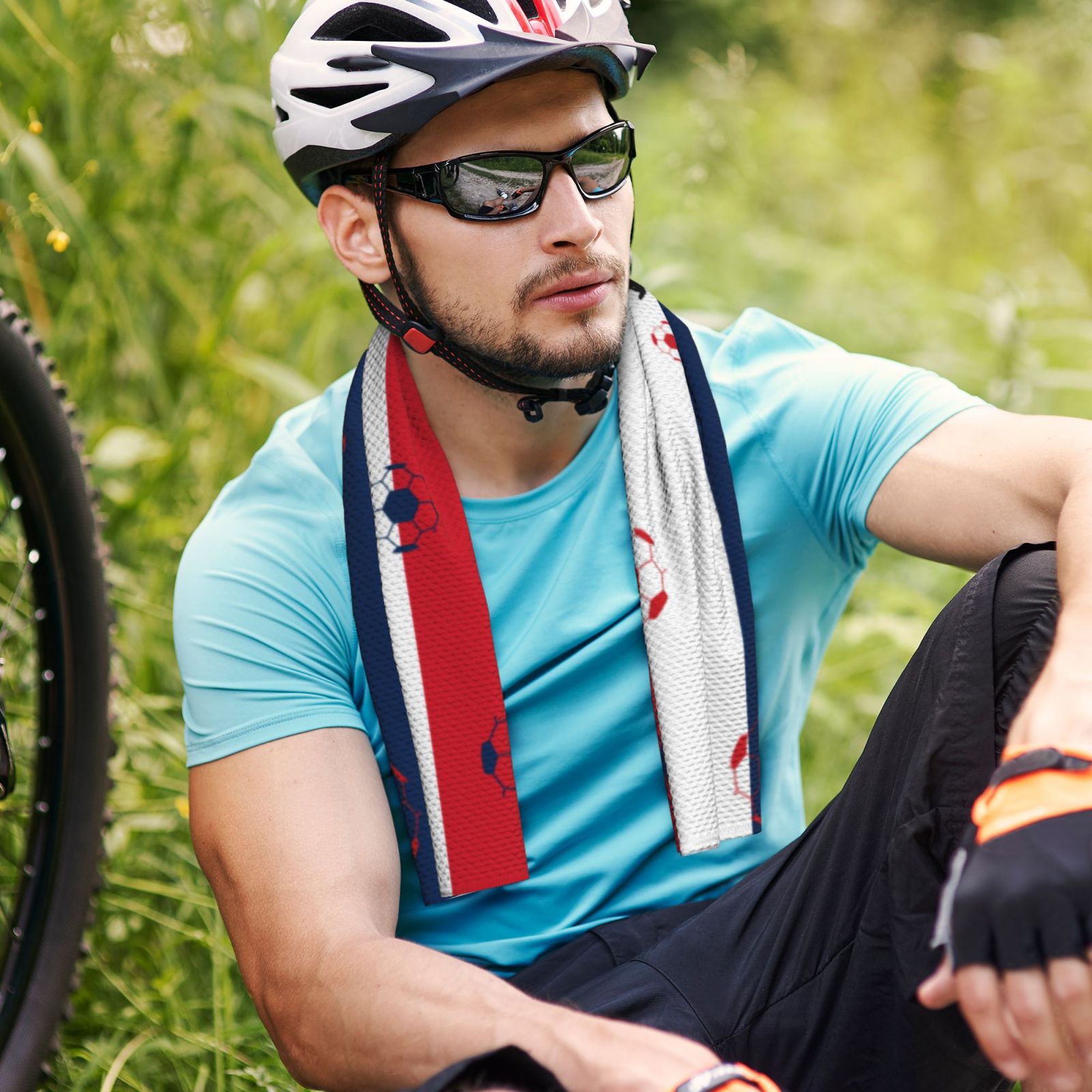 France EURO 2024 Cold Exercise Towel CET1765 - Soccerfana