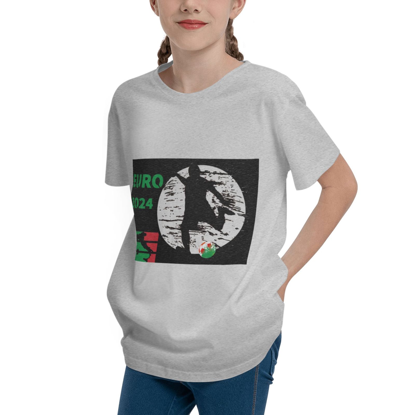 Kid's Italy EURO 2024 Teenage T-shirt TET1757 - Soccerfana