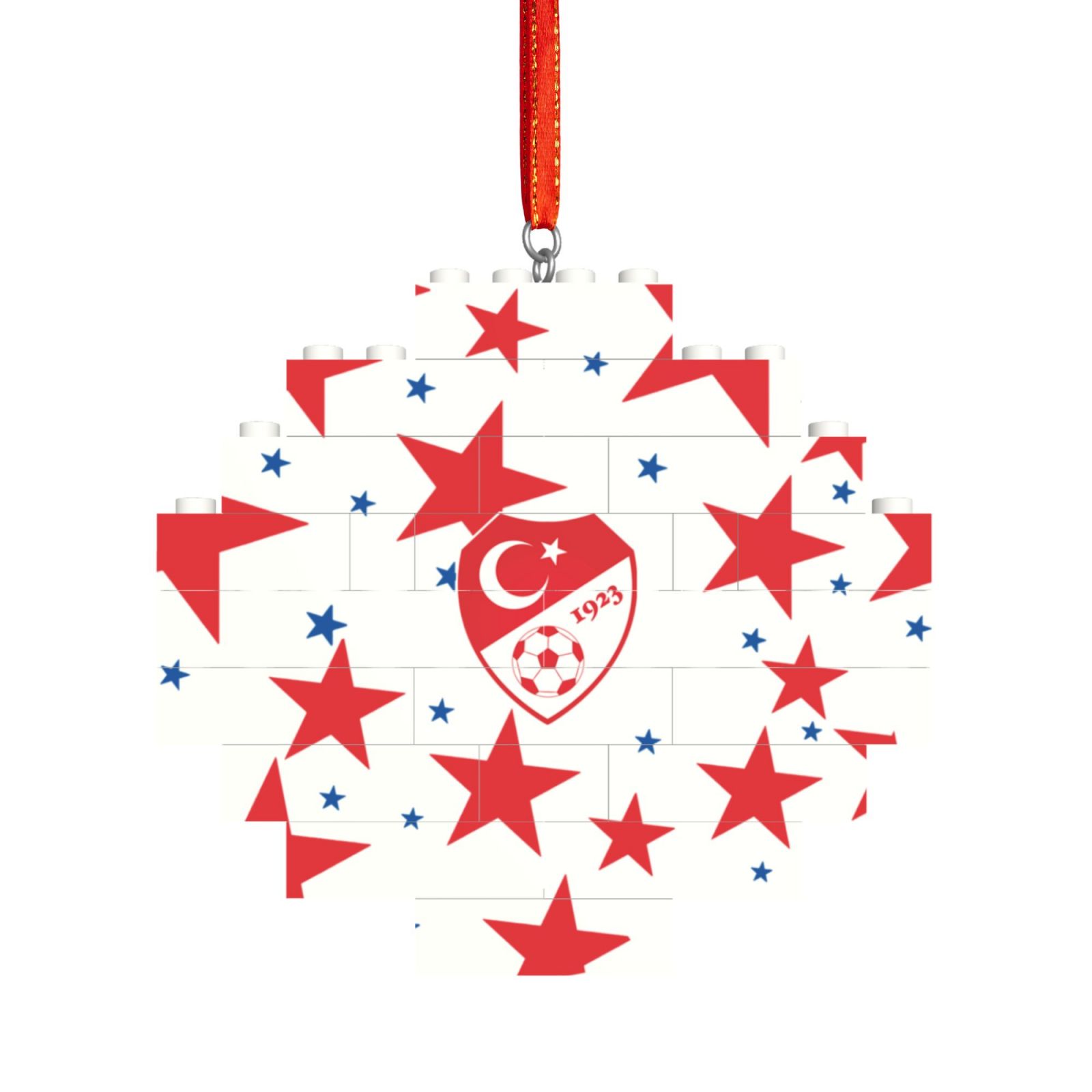 Turkey Building Block Puzzle Ornament BBP1995 - Soccerfana