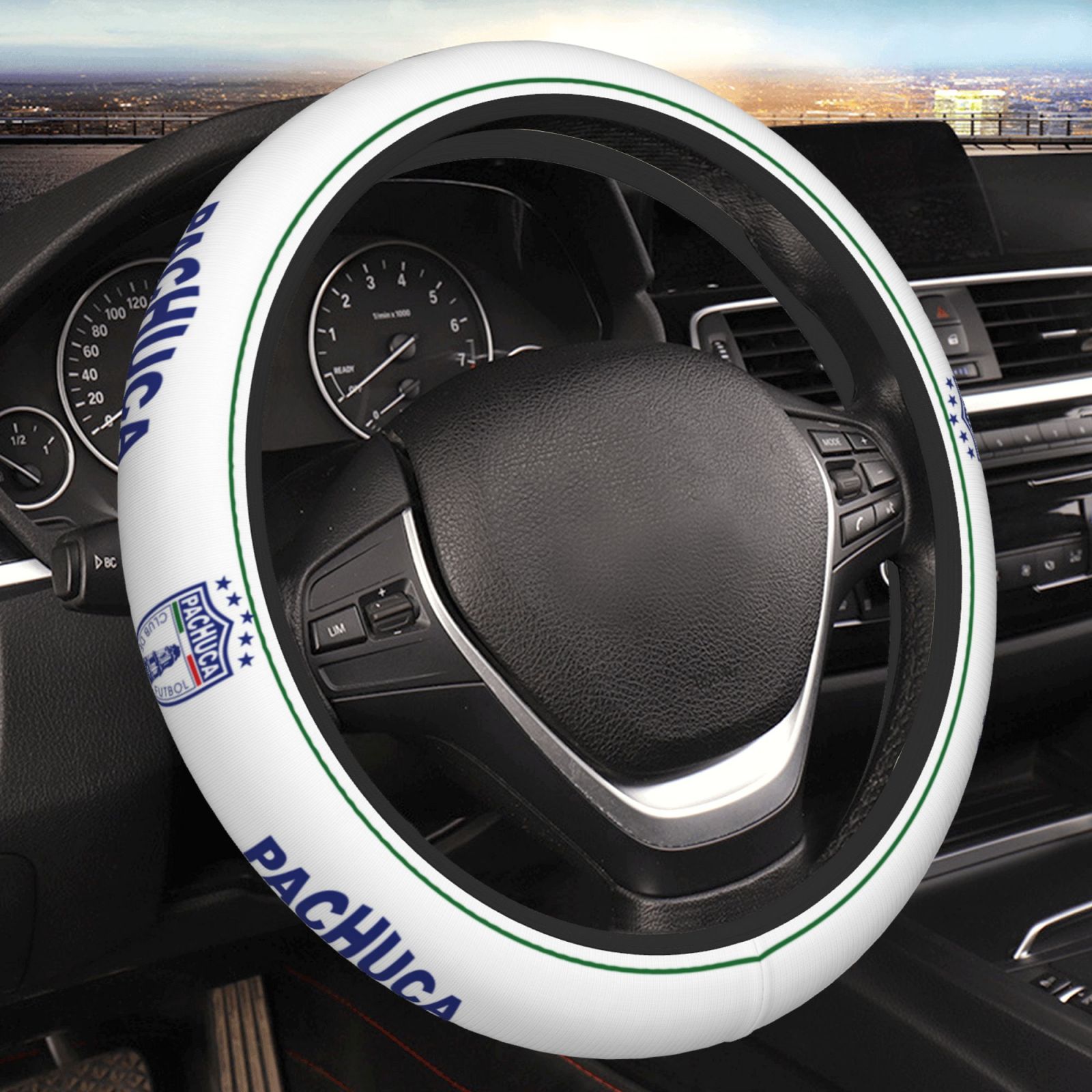 Pachuca Steering Wheel Cover ESW2433 - Soccerfana
