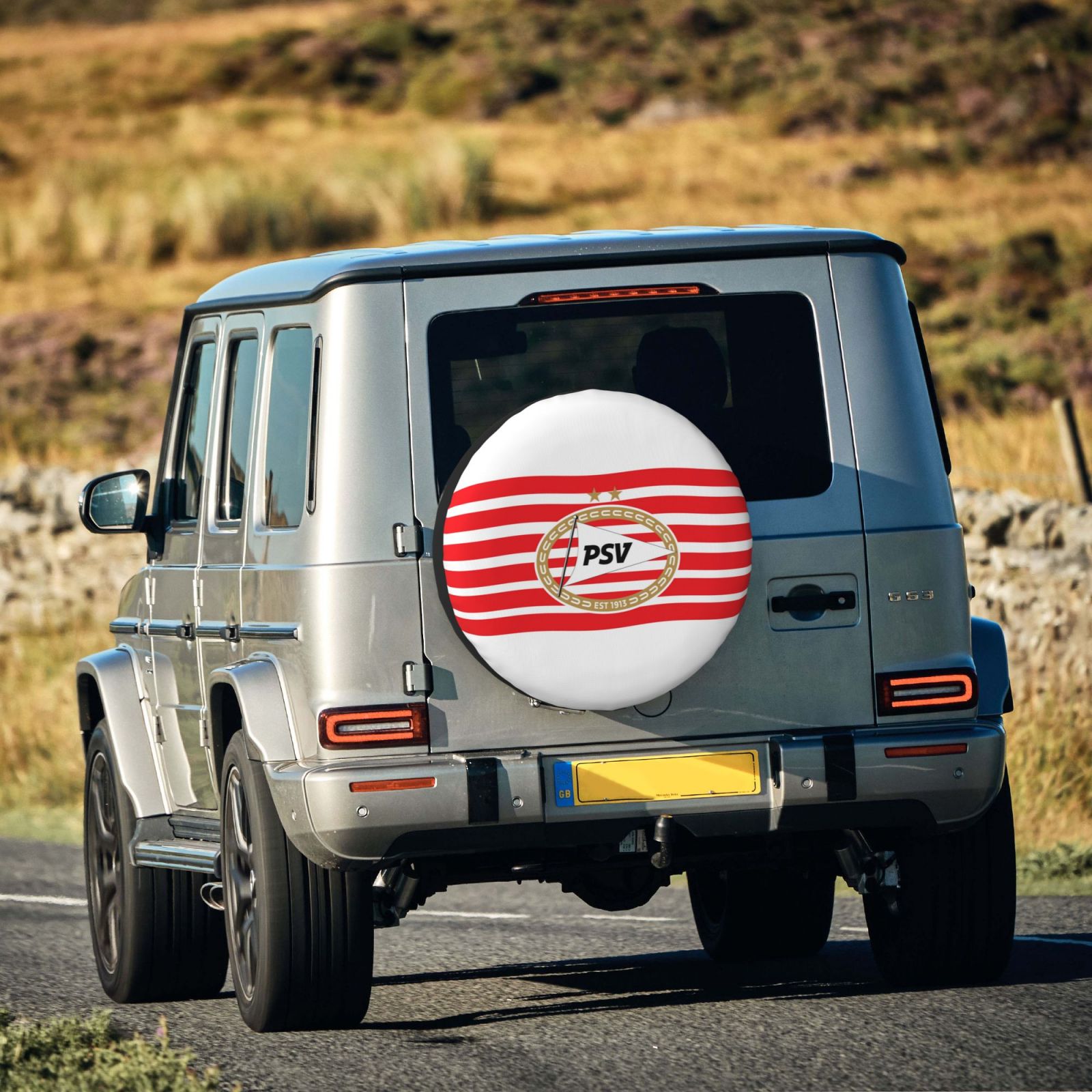 PSV Eindhoven Car Tire Dust Cover TIC2749 - Soccerfana