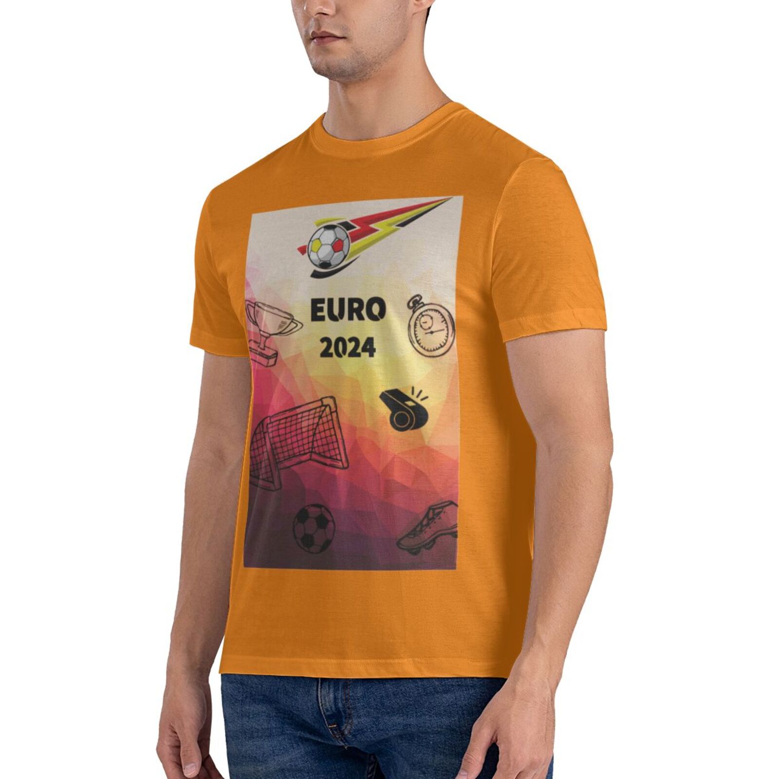Men's Germany EURO 2024 Basic Short Sleeve T-Shirt BST1771 - Soccerfana