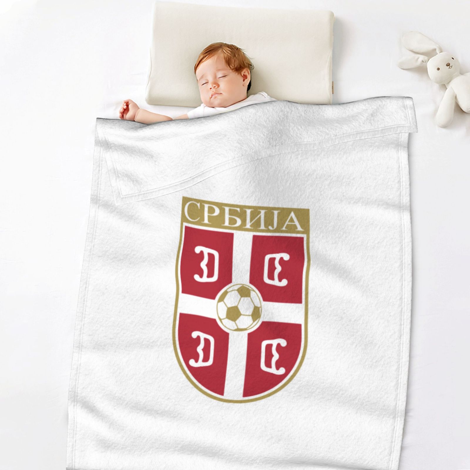Serbia Flannel Blanket FLB1626 - Soccerfana