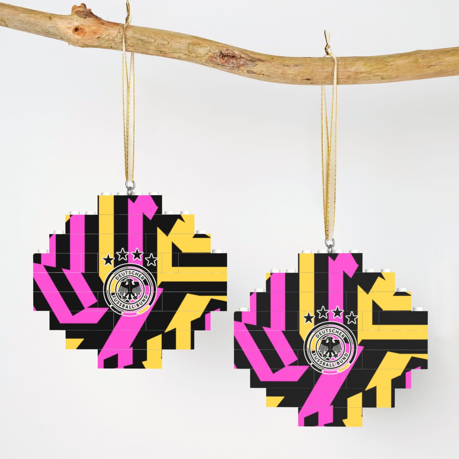 Germany Building Block Puzzle Ornament BBP1996 - Soccerfana