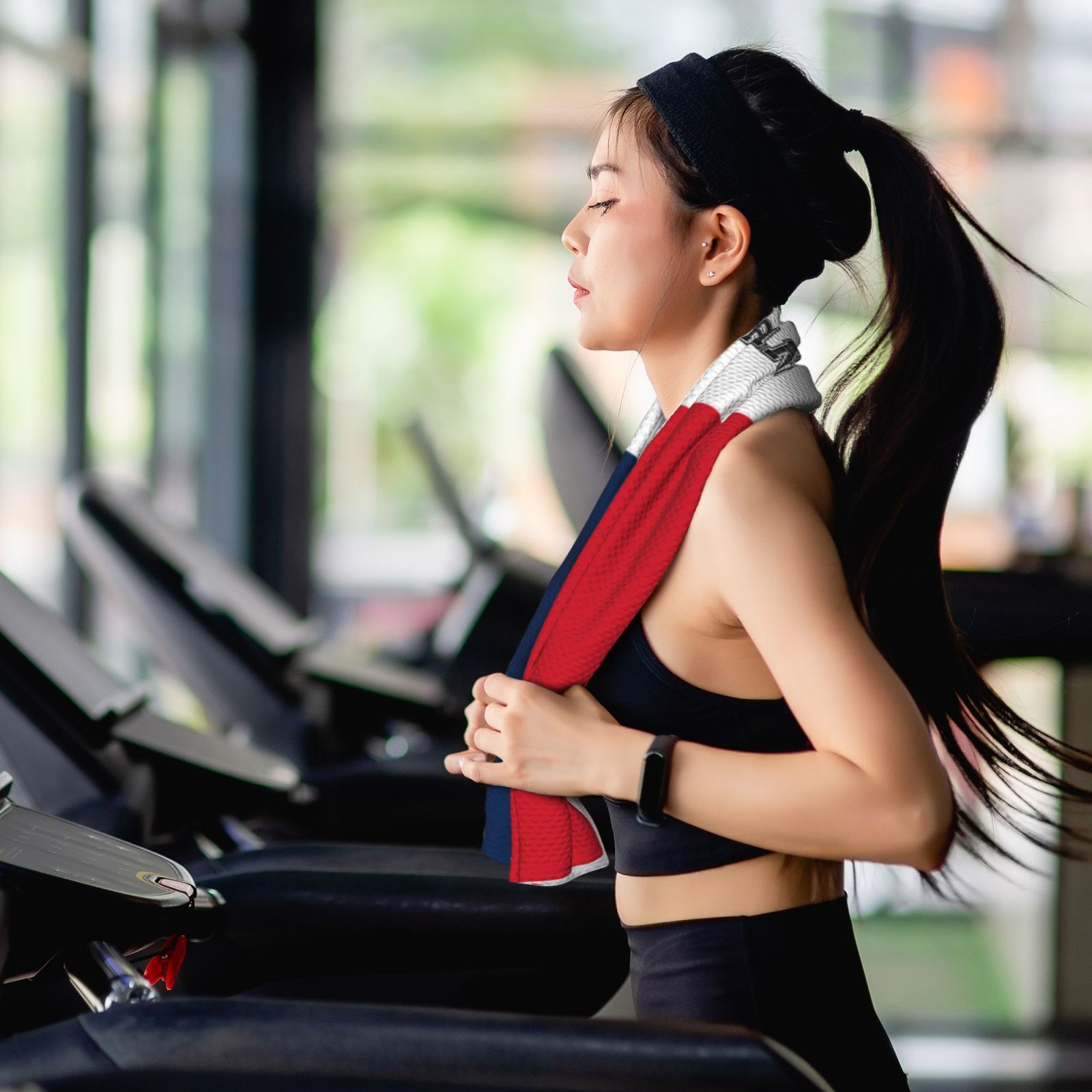 France EURO 2024 Cold Exercise Towel CET1691 - Soccerfana