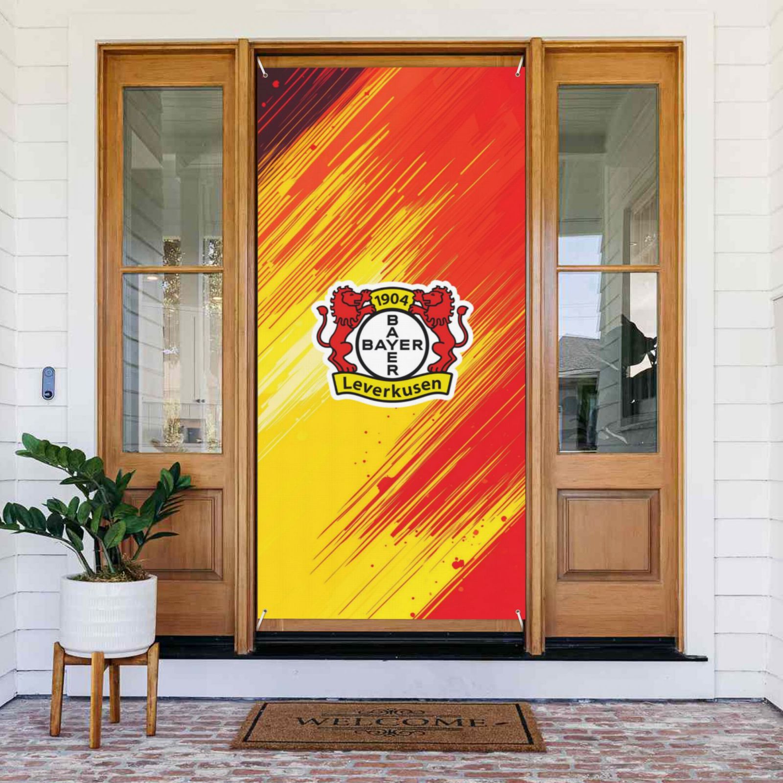 Bayer 04 Leverkusen Door Cover Decorated Banner DCB2807 - Soccerfana