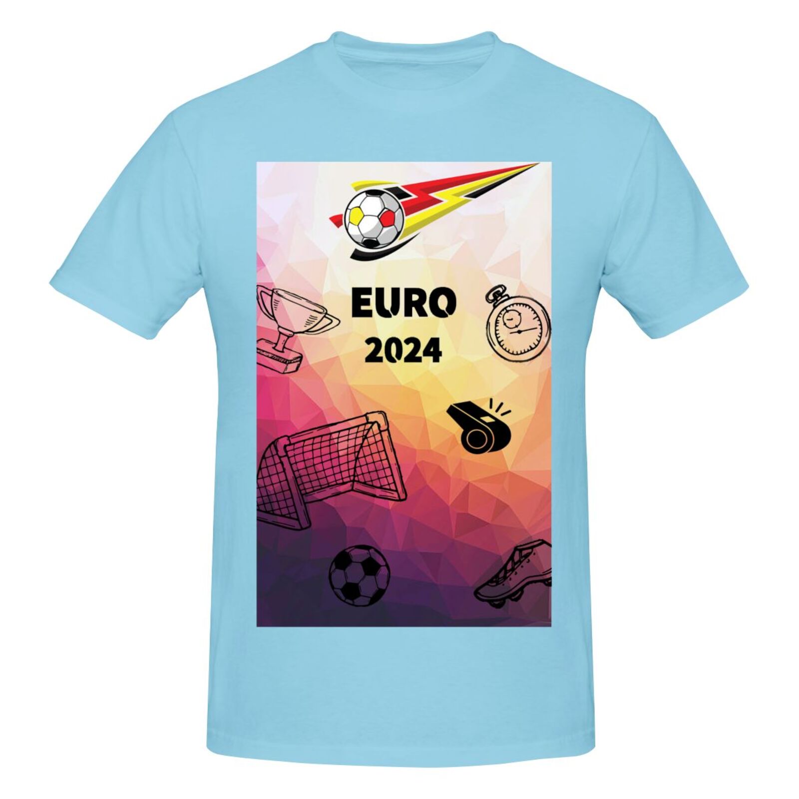 Men's Germany EURO 2024 Basic Short Sleeve T-Shirt BST1771 - Soccerfana