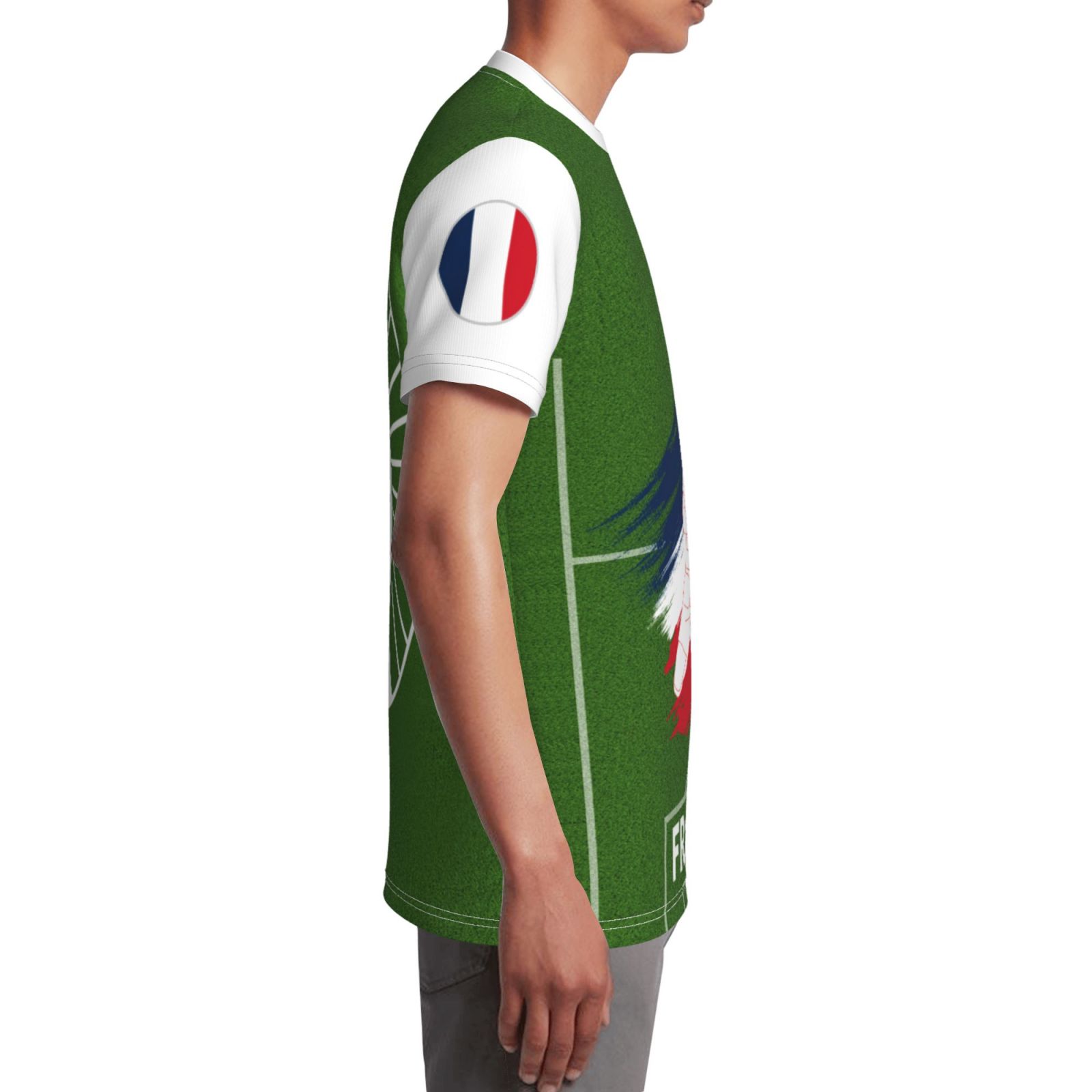 Kid's France EURO 2024 Youth Short Sleeve T-Shirt YST1709 - Soccerfana