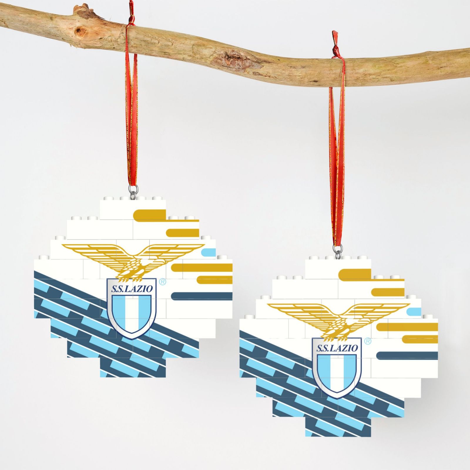 Lazio Building Block Puzzle Ornament BBP2194 - Soccerfana