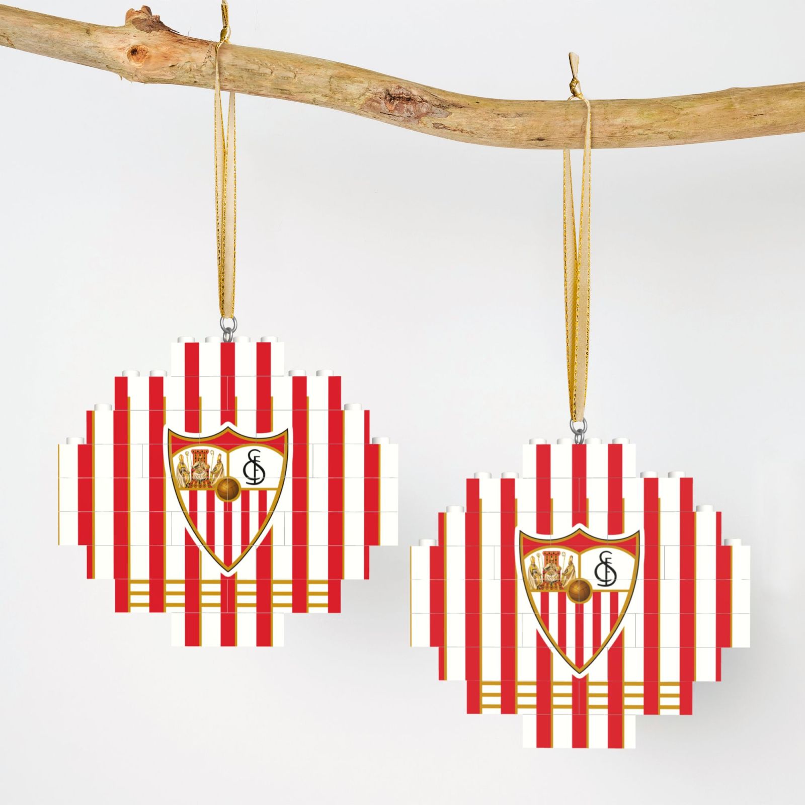 Sevilla Building Block Puzzle Ornament BBP2102 - Soccerfana