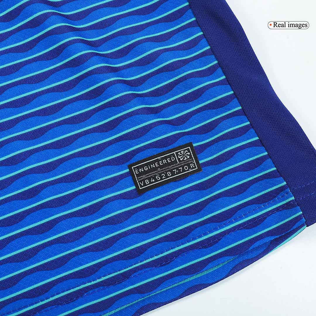 Kid's Brazil Away Jersey+Shorts Copa America 2024 - Soccerfana