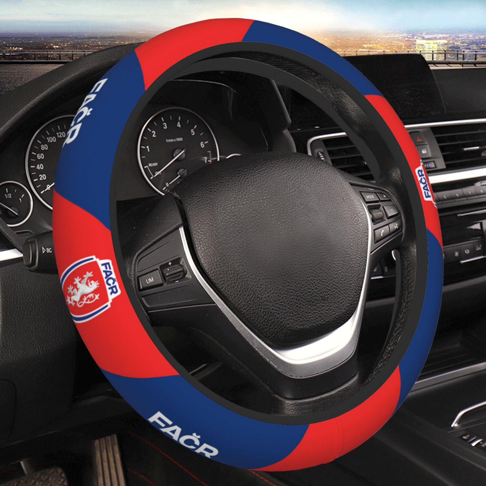 Czech Steering Wheel Cover ESW2368 - Soccerfana