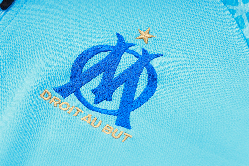 Olympique Marseille Long Sleeve Track Suit 23/24 MEN583 - Soccerfana