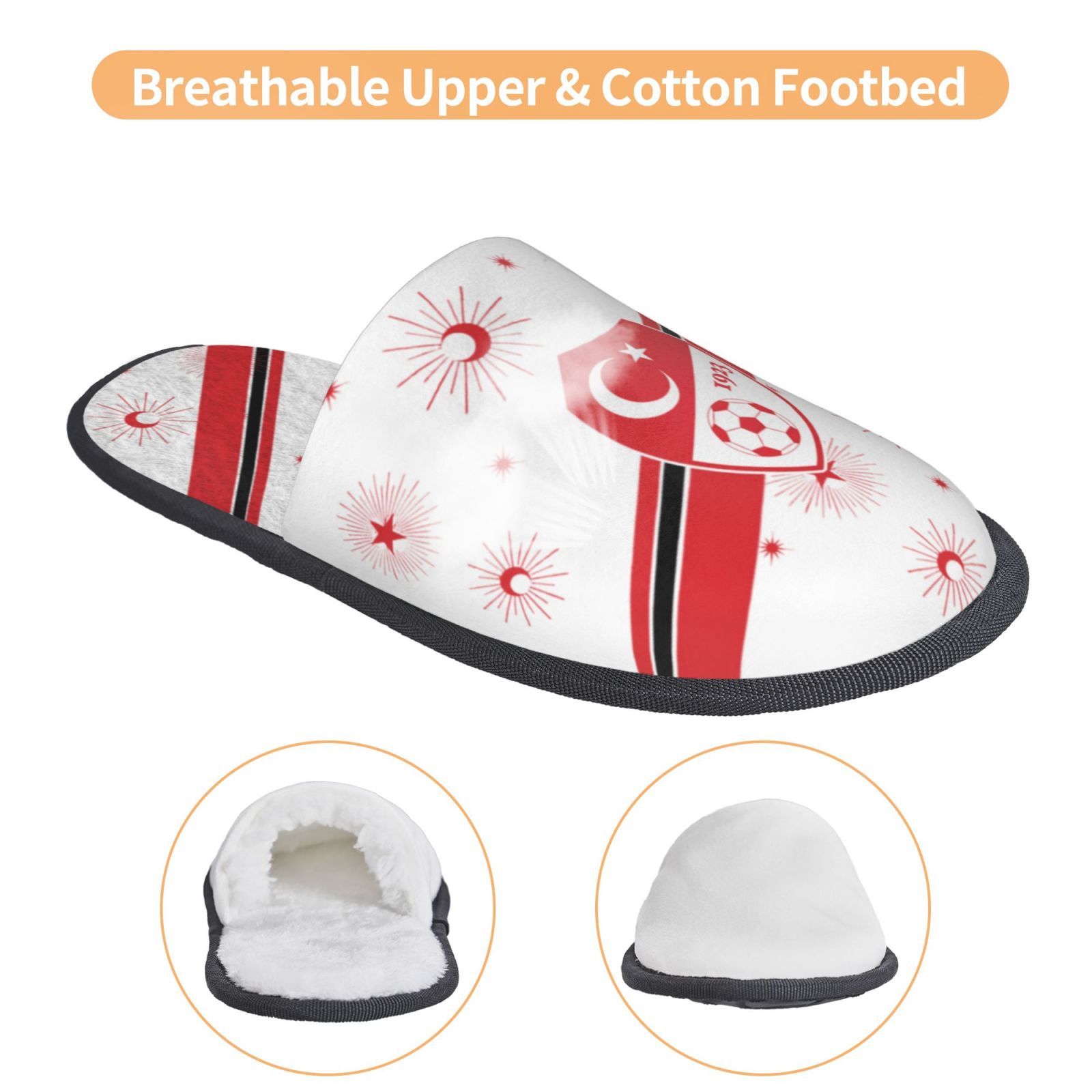 Turkey Cotton Slippers FSP2324 - Soccerfana