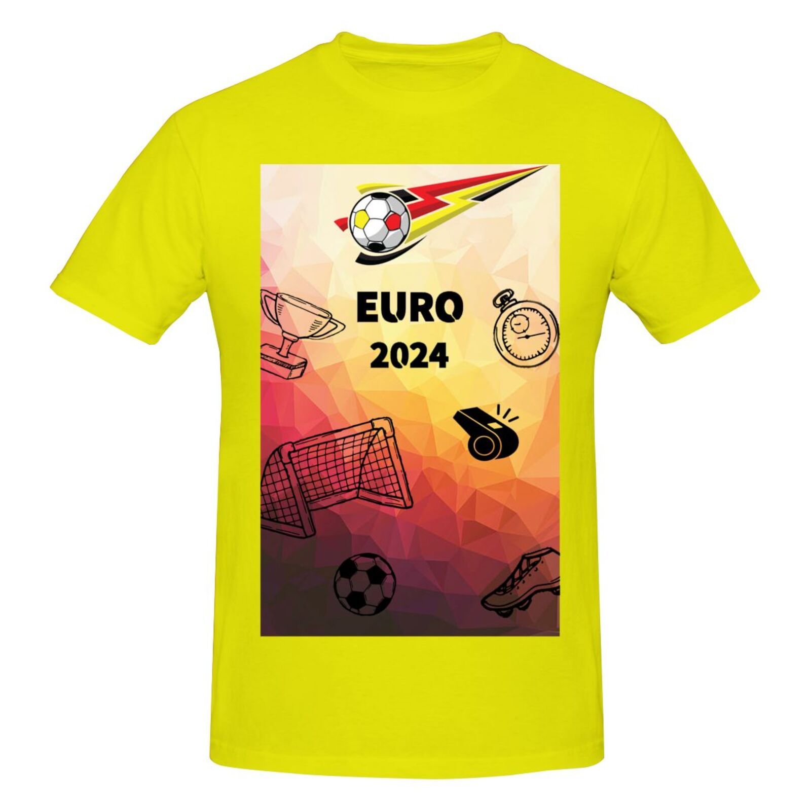 Men's Germany EURO 2024 Basic Short Sleeve T-Shirt BST1771 - Soccerfana