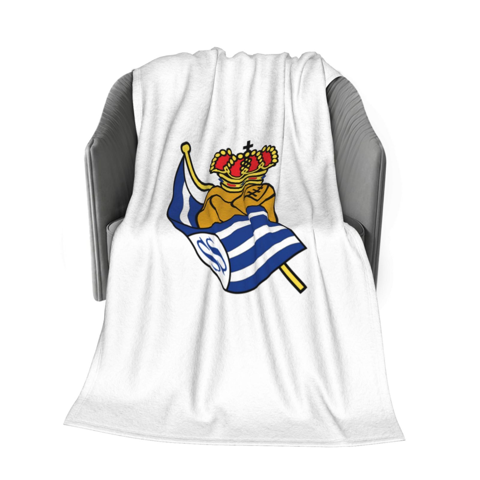 Real Sociedad Flannel Blanket FLB1590 - Soccerfana