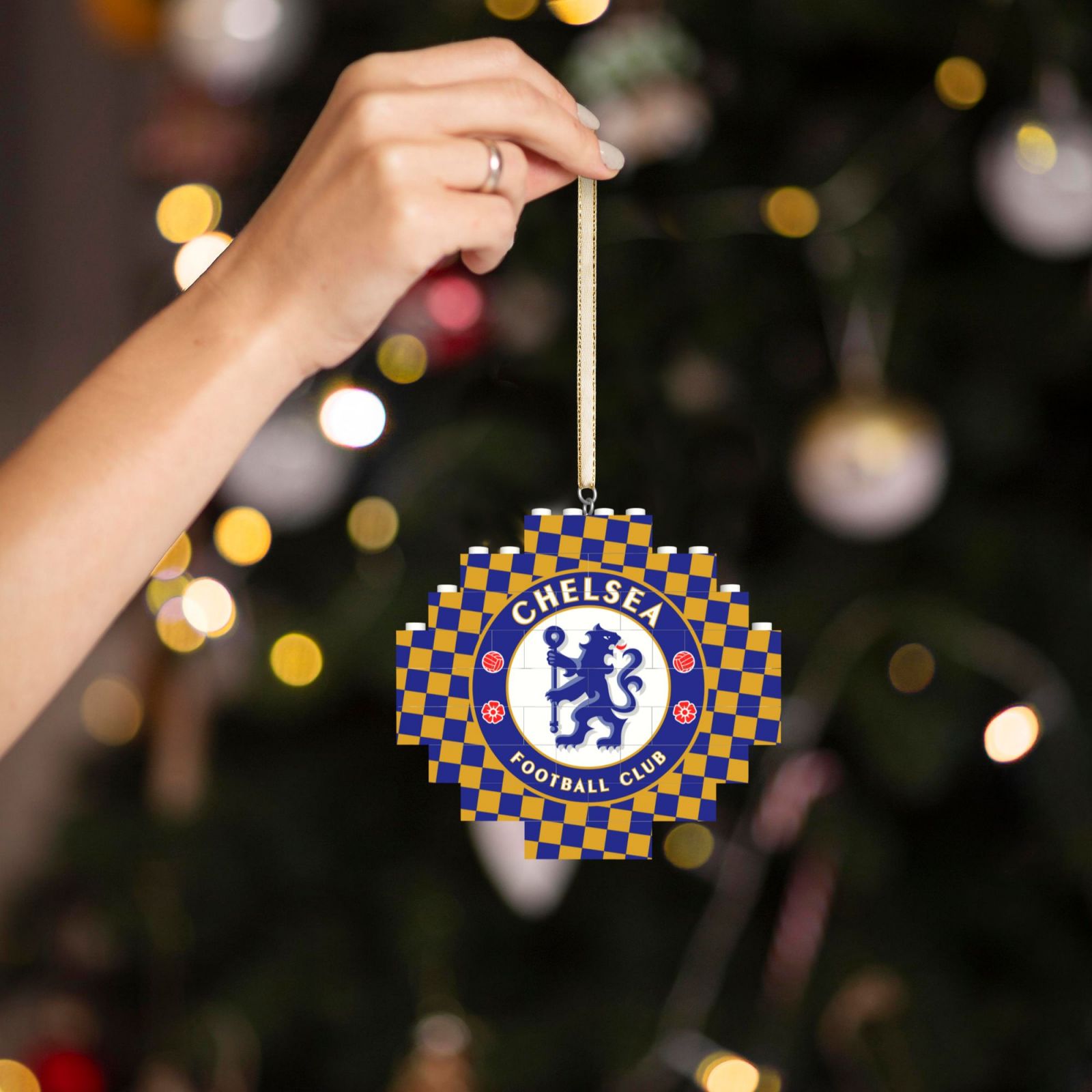 Chelsea Building Block Puzzle Ornament BBP2171 - Soccerfana