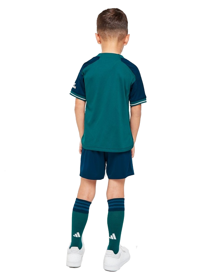 Kid's Arsenal Third Jersey+Shorts 23/24 - Soccerfana