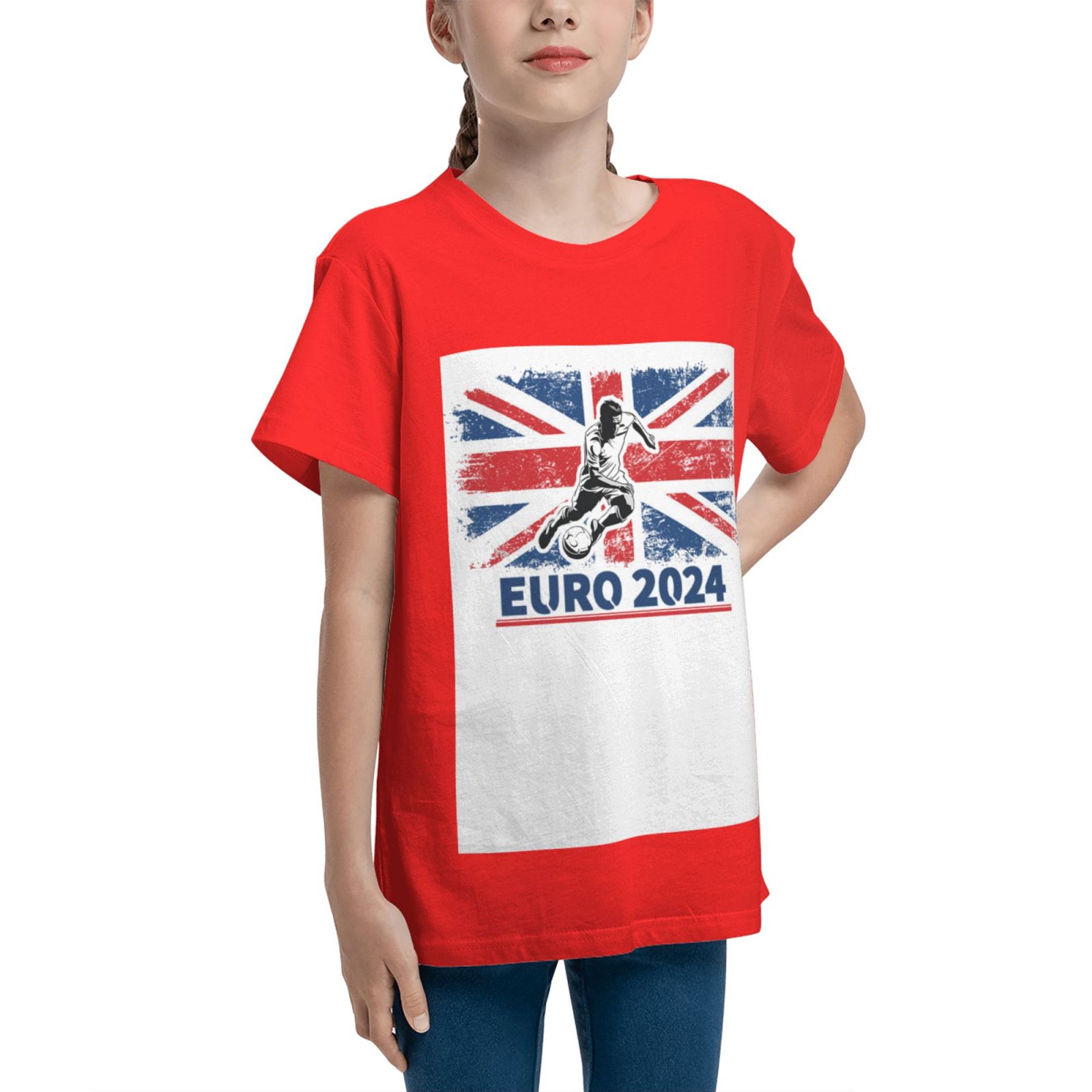 Kid's England EURO 2024 Teenage T-shirt TET1754 - Soccerfana