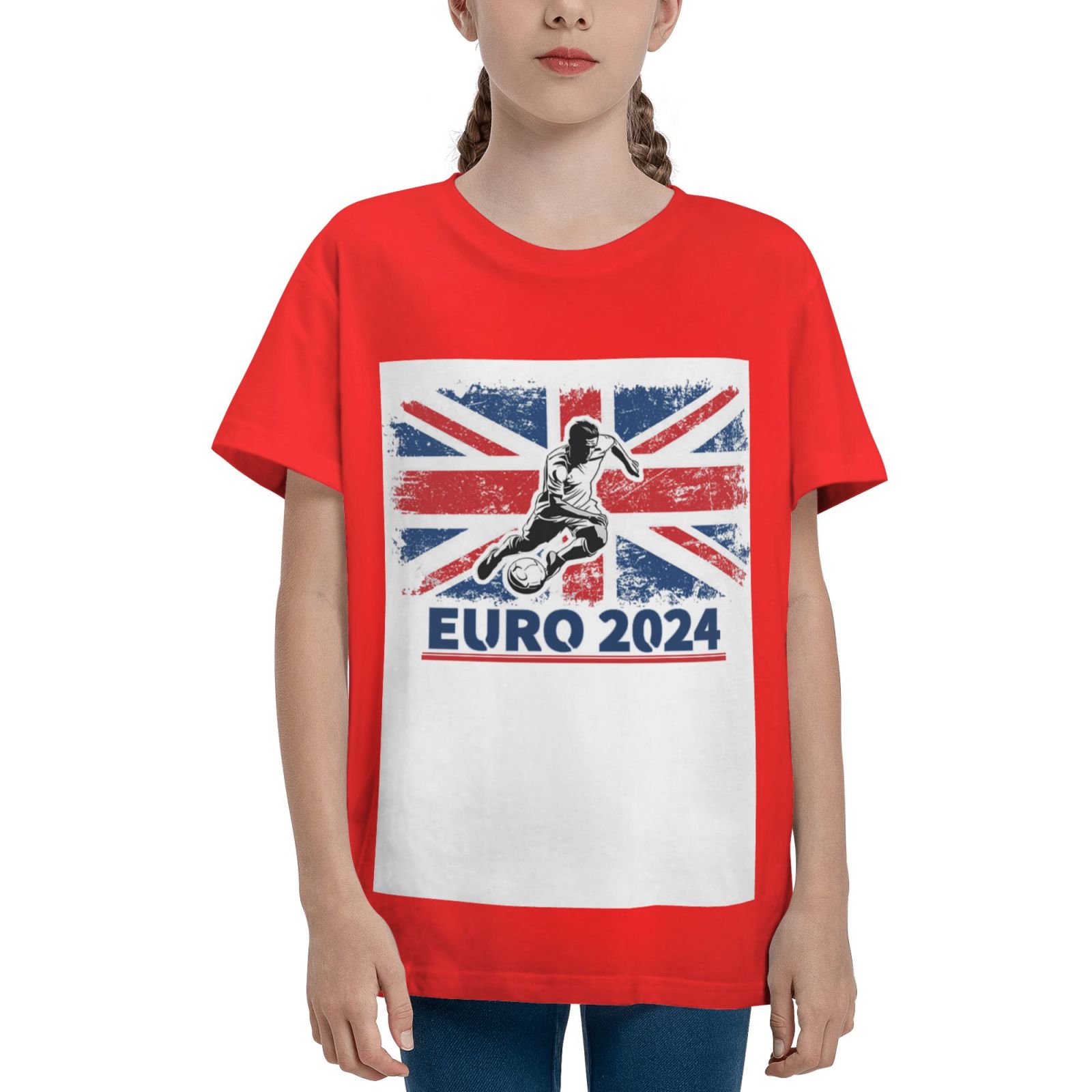 Kid's England EURO 2024 Teenage T-shirt TET1754 - Soccerfana