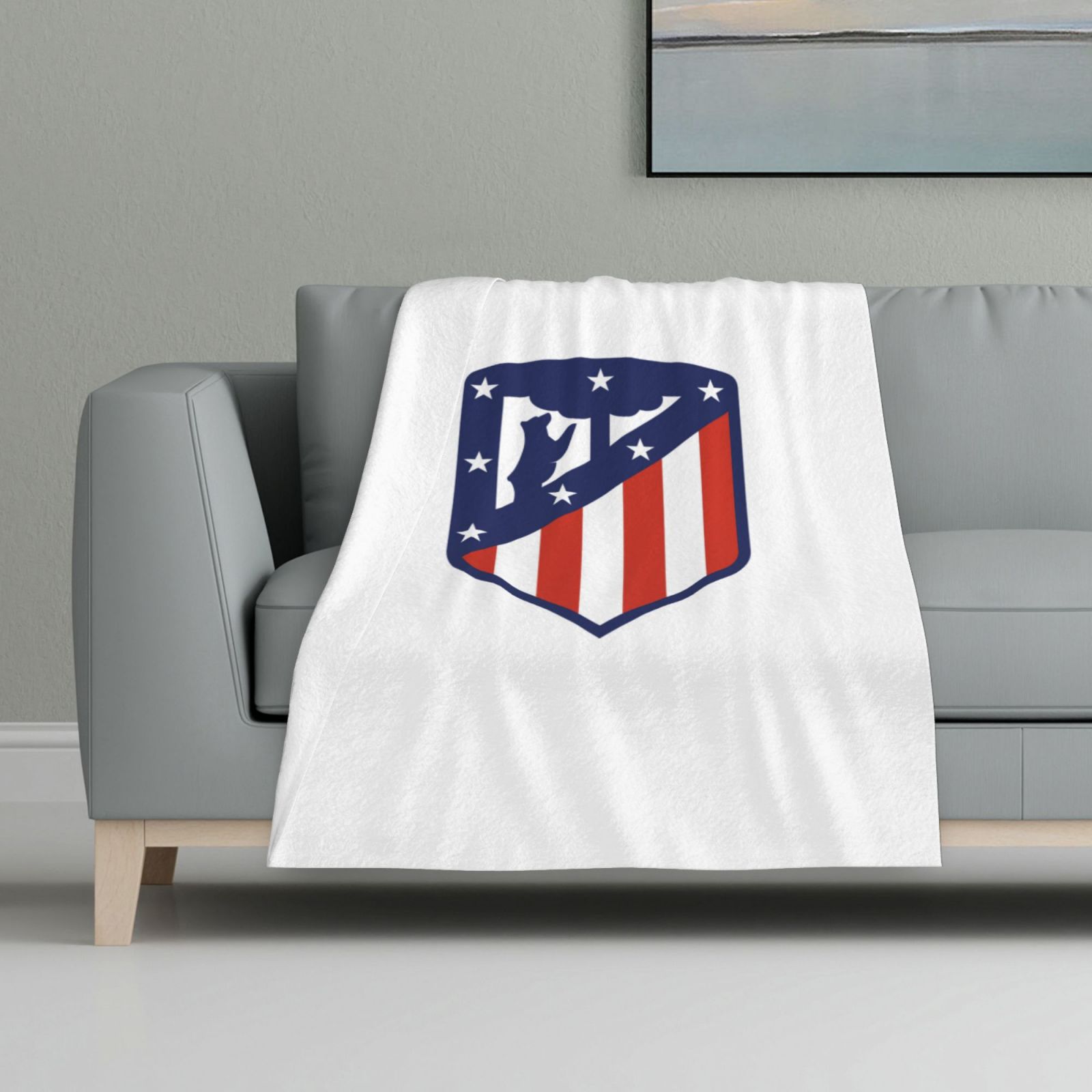 Atletico Madrid Flannel Blanket FLB1598 - Soccerfana