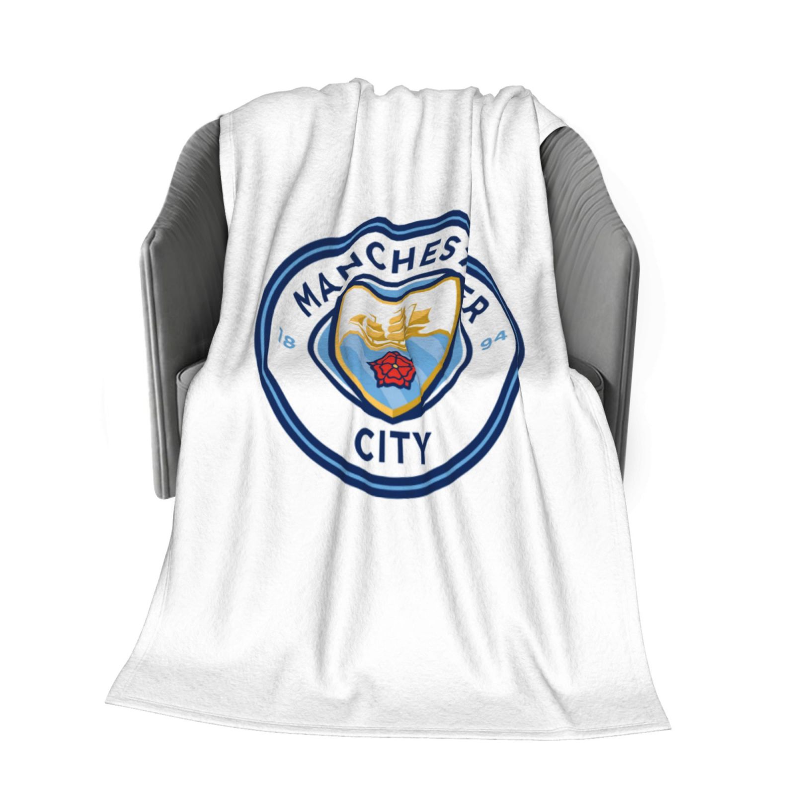 Manchester City Flannel Blanket FLB1596 - Soccerfana