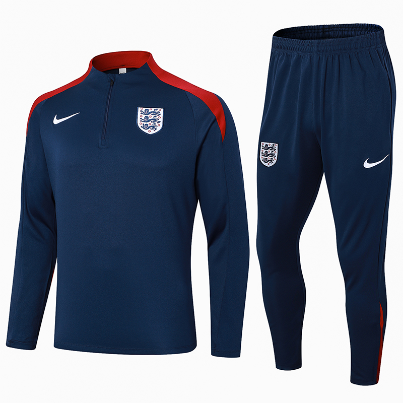 England Long Sleeve Track Suit 2024/25 MEN563 - Soccerfana