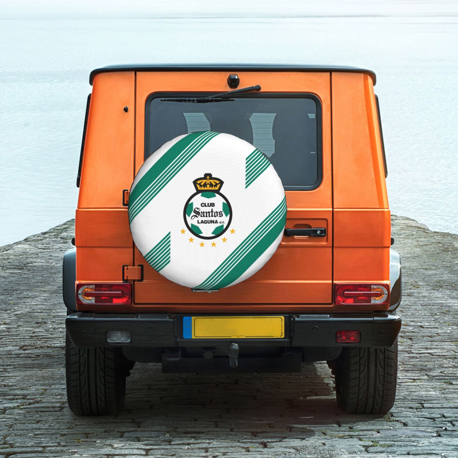 Santos Laguna Car Tire Dust Cover TIC2782 - Soccerfana