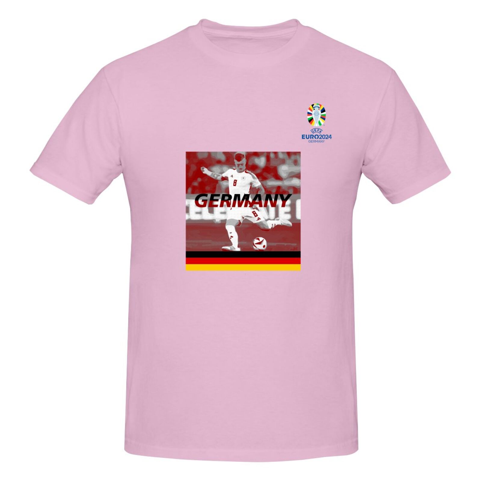 Men's Germany EURO 2024 Basic Short Sleeve T-Shirt BST1704 - Soccerfana