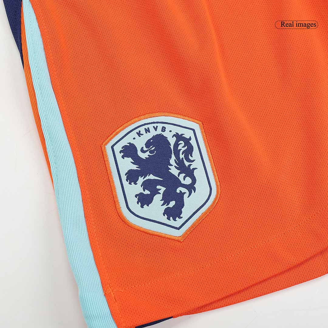 Netherlands Home Shorts EURO 2024 - Soccerfana