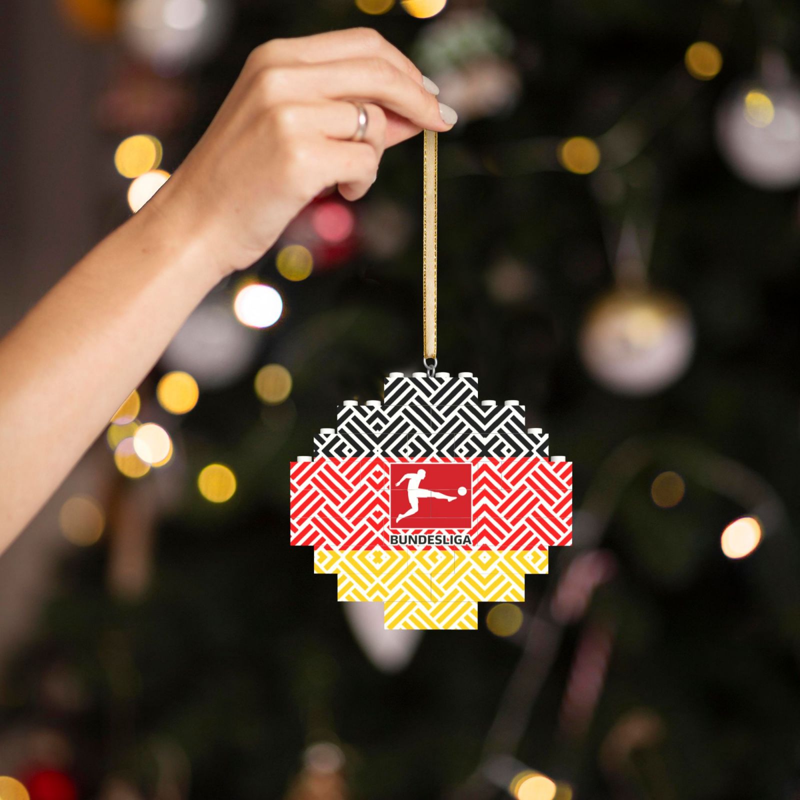 Germany Football League Building Block Puzzle Ornament BBP2027 - Soccerfana