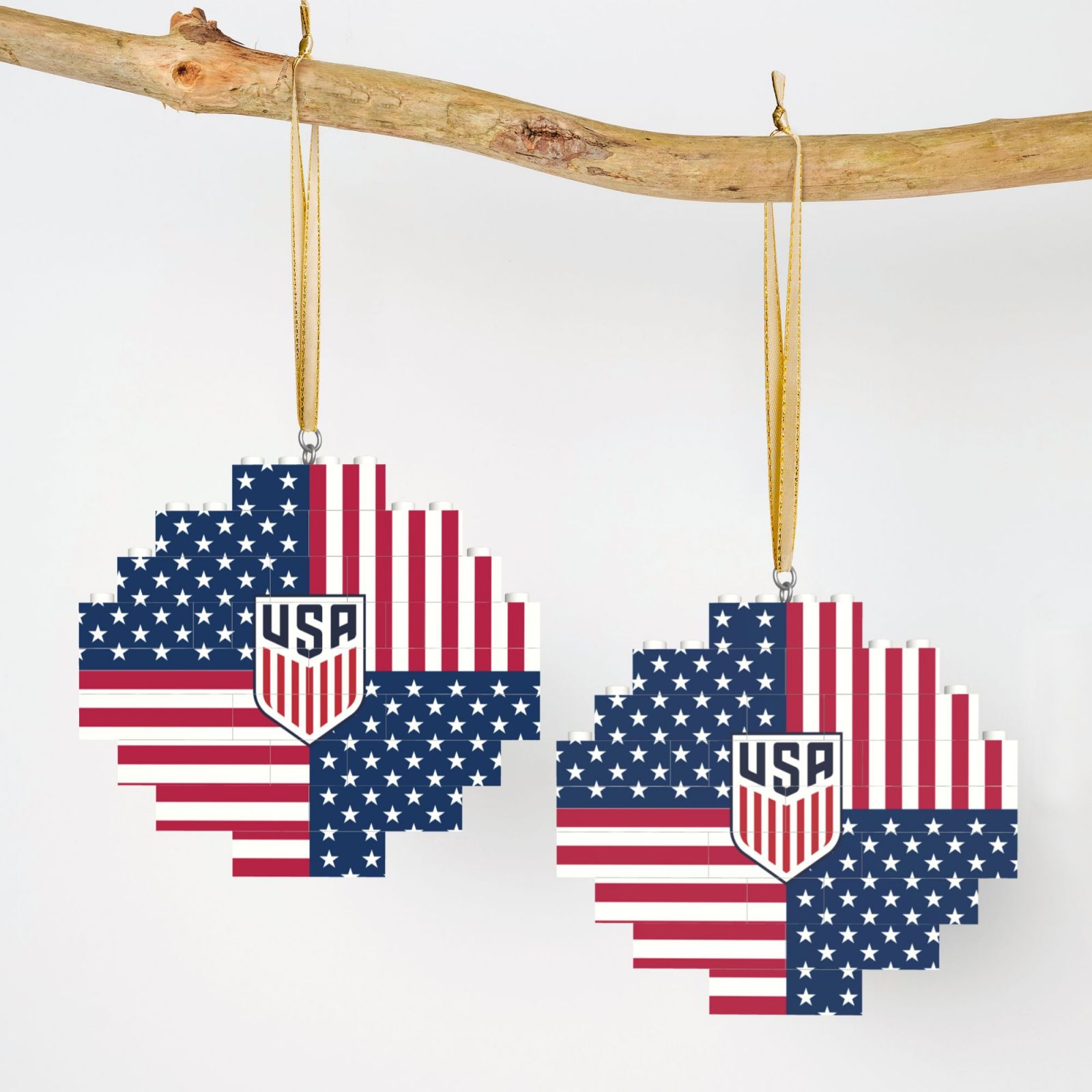 USMNT Building Block Puzzle Ornament BBP2029 - Soccerfana
